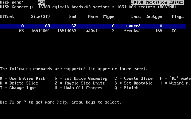   Fdisk    